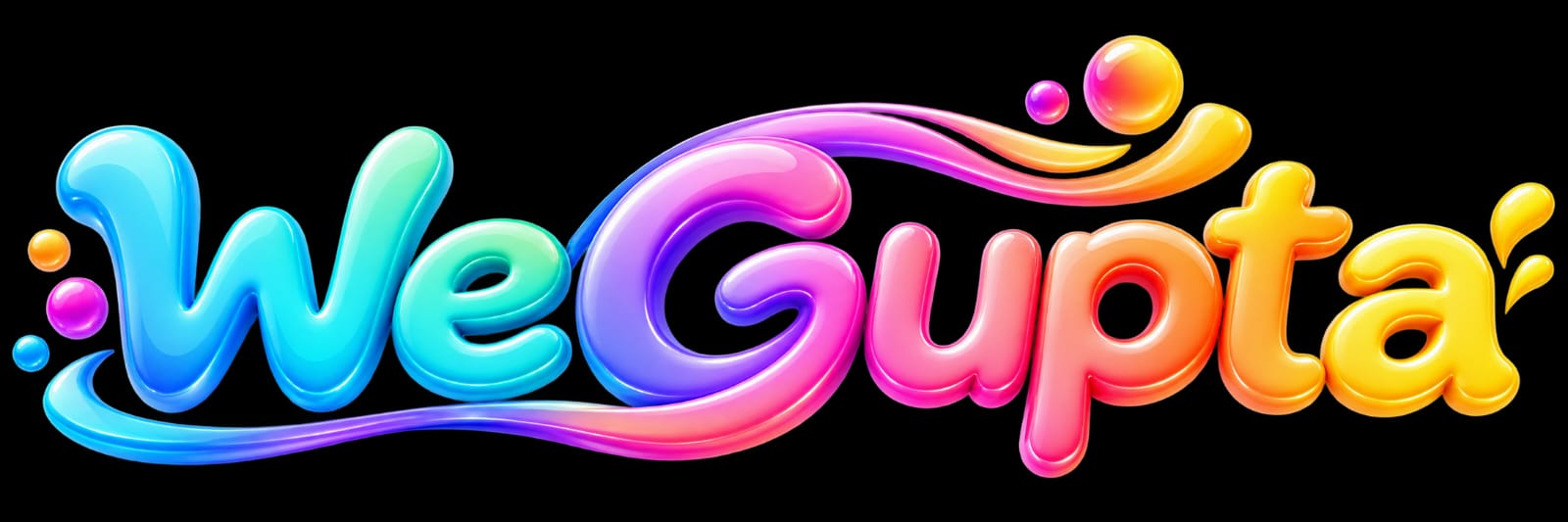 WeGupta glossy 3D logo